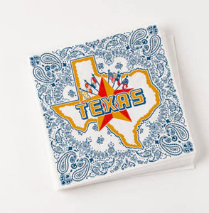 Texas Artist Kaye Passow paper napkins