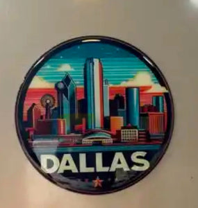 Dallas Skyline Texas -  Image, Magnet