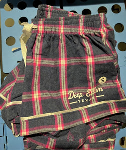 Ladies double brushed flannel boxer short