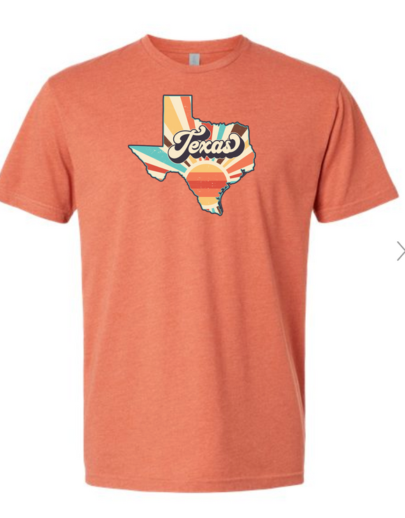 Texas Sunrise Vintage T-shirt