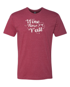 Wine Time Y'All Texas T- Shirt